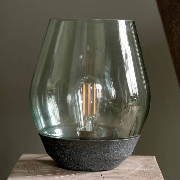  New Works New Works Bowl Table Lamp, Copper/smoke Grey, Height 30 Cm 