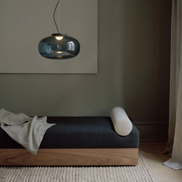  New Works New Works Karl-johan Large Hanging Light, 40 Cm, Grey 