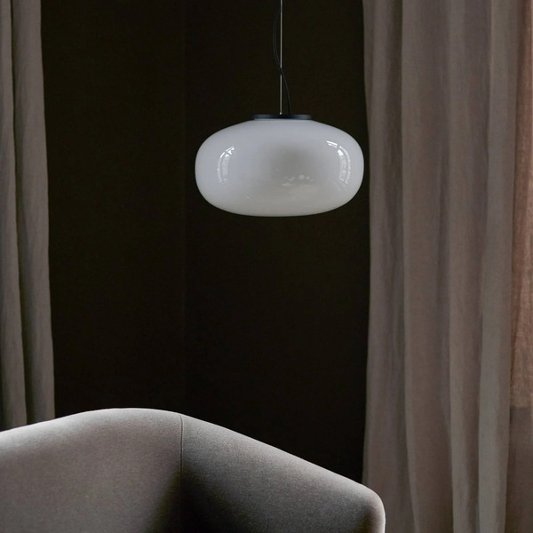  New Works New Works Karl-johan Small Hanging Light, 23 Cm, White 