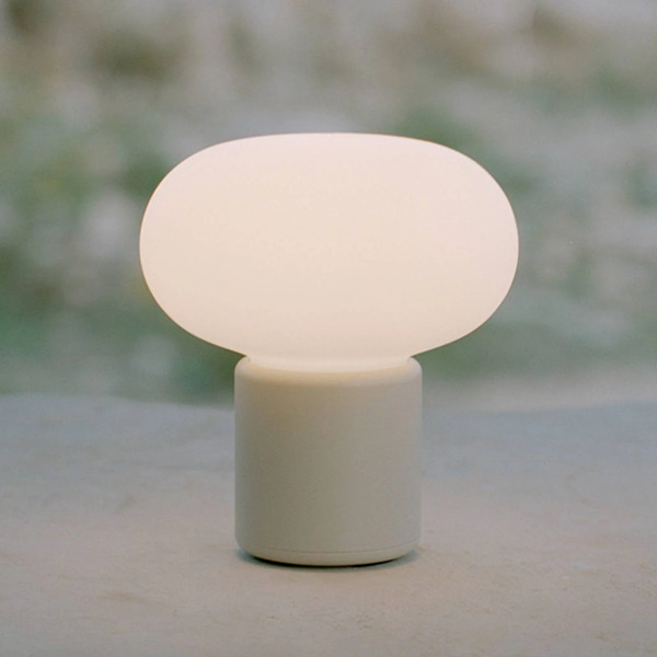  New Works New Works Rechargeable Lamp Karl-johan, Light Grey, Ip65 