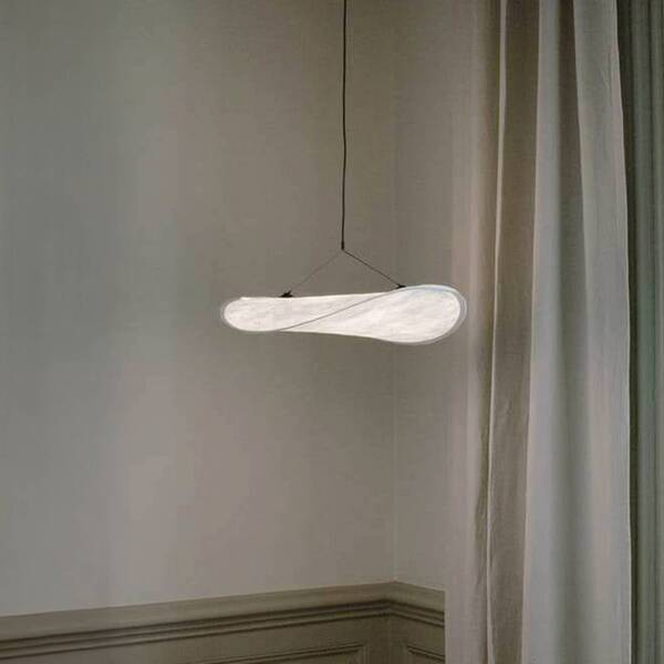  New Works New Works Tense Led Pendant Light, ø 55 Cm, White, Dimmable 