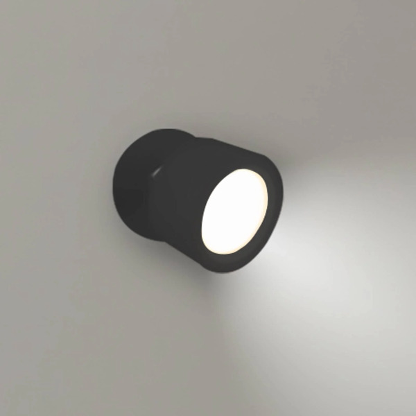  Newgarden Newgarden Led Wall Lamp Roll 8, Black, Swivelling 