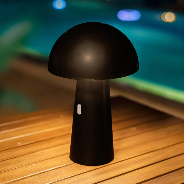  Newgarden Newgarden Shitake Led Battery Table Lamp Black 