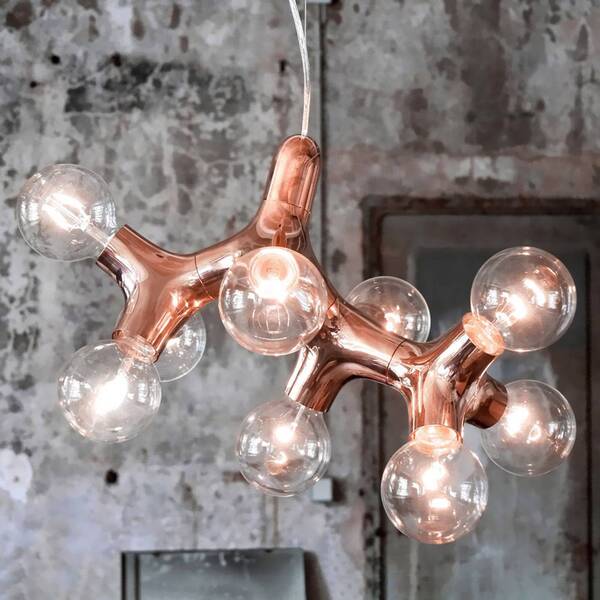  Next Next Dna Designer Pendant Light Quattro-9.2, Copper 
