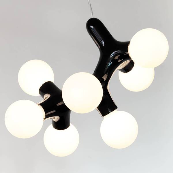  Next Next Dna Triple - 7-bulb Pendant Light, Black 