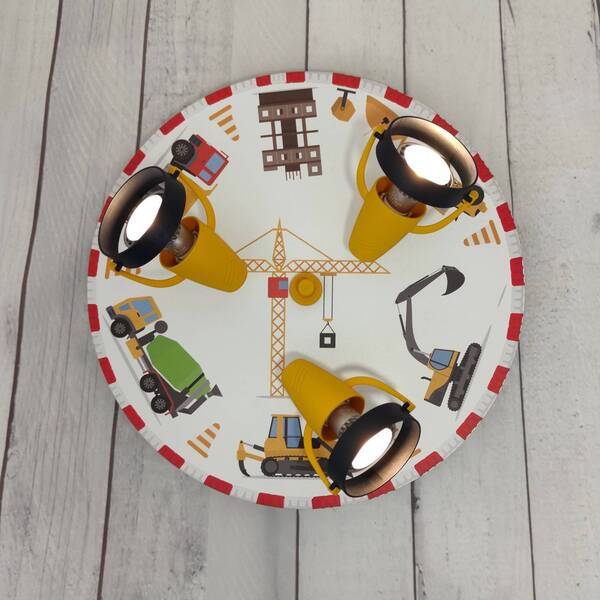  Niermann Standby Niermann Standby Construction Site Downlight, 3-bulb 