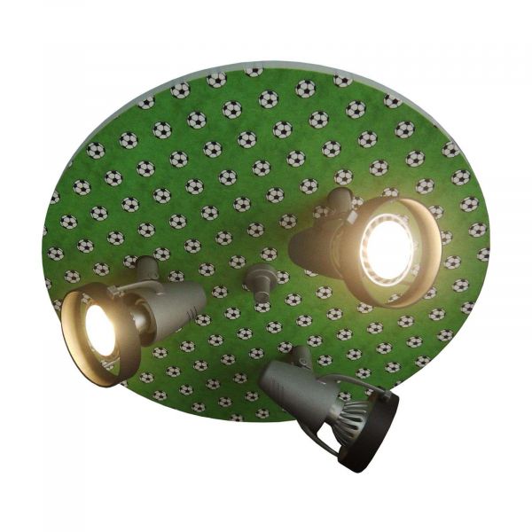  Niermann Standby Niermann Standby Footballs Ceiling Light, Three-bulb 