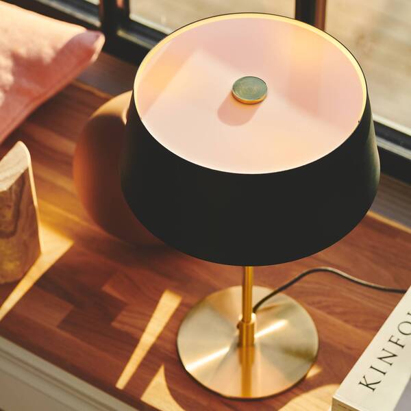  Nordlux Nordlux Clasi Table Lamp In Black/gold With Diffusers 