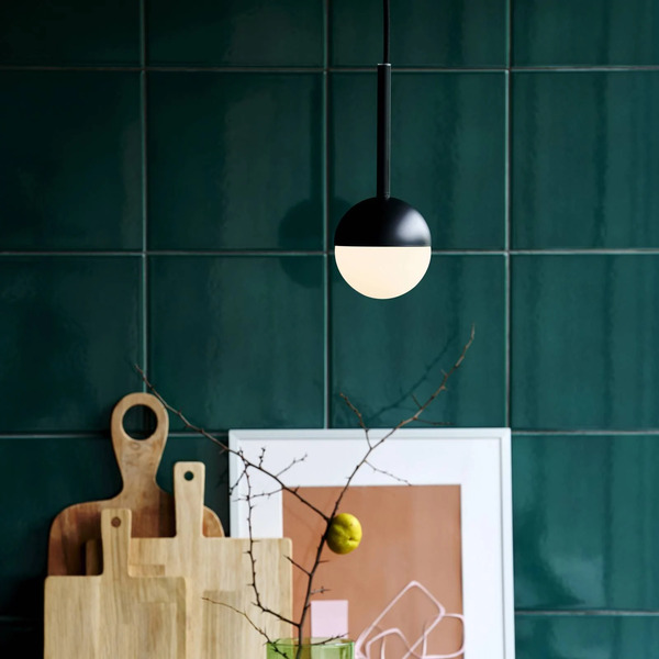  Nordlux Nordlux Contina Hanging Light, Glass, 1-bulb, Black 