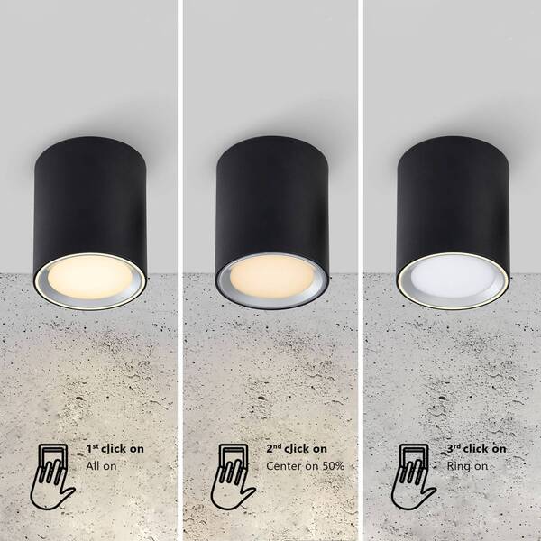  Nordlux Nordlux Fallon Long Led Downlight 3-level-dim Black/steel 