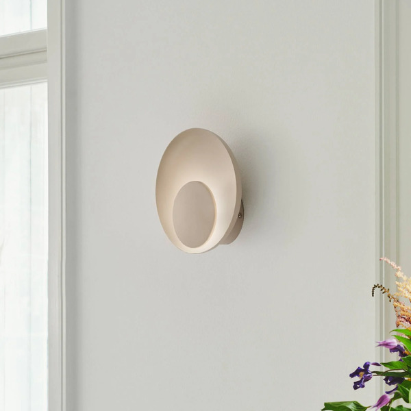  Nordlux Nordlux Marsi Led Wall Light With Cable/plug, Beige 