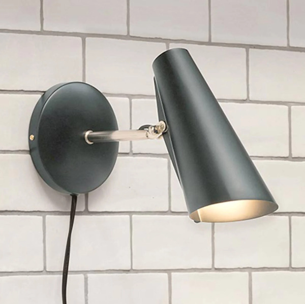  Northern Northern Birdy Short Wall Light, Grey/steel 