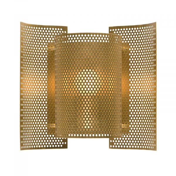  Northern Northern Butterfly Perforated Wall Light, Brass 