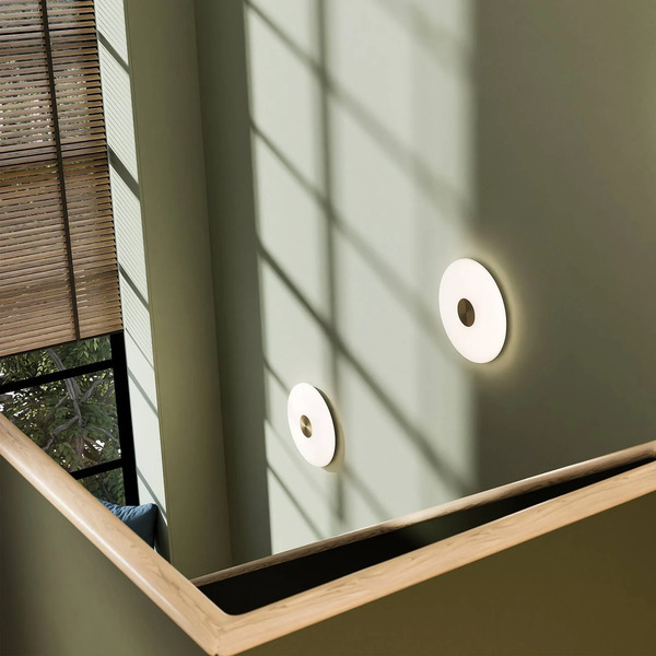  Northern Northern Led Wall Light Glint, ø 25 Cm, Glass, Opal White 
