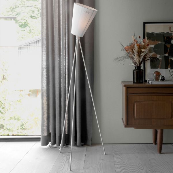 Northern Northern Oslo Wood Floor Lamp White/white 
