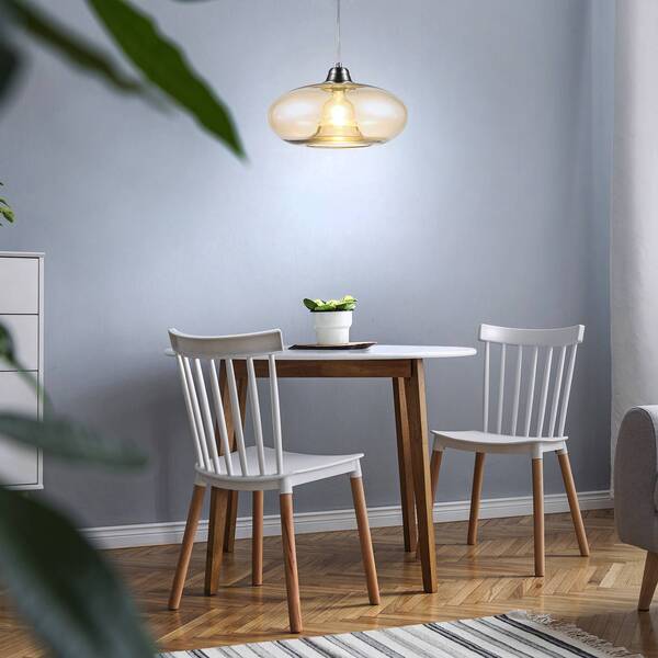  Nowa Nowa Lille Hanging Light, Glass Lampshade, Amber 