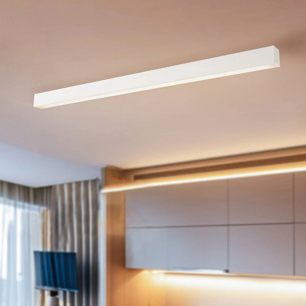  Nowodvorski Lighting Nowodvorski Lighting Straight Ceiling Lamp, White, 122 Cm 