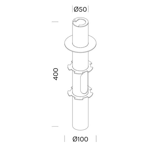  Olev Olev Floor Mounting For Grounding Pillar Light 