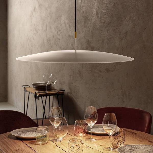  Olev Olev Led Hanging Light Overfly Plus, White/gold, ø 55 Cm 2,700 K 