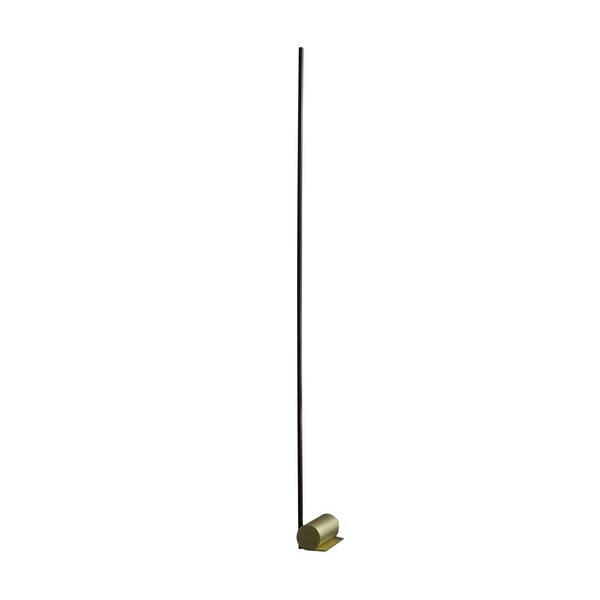  Olev Olev Slight Pt Led Floor Lamp, Black 