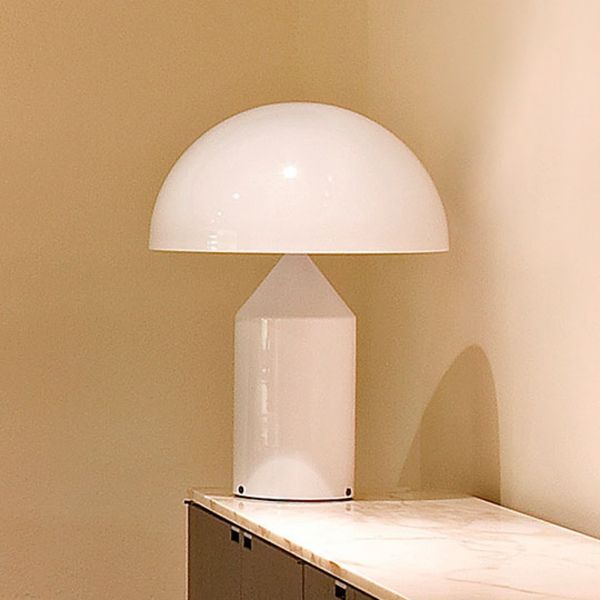  Oluce Oluce Atollo Table Lamp With Dimmer ø50cm White 