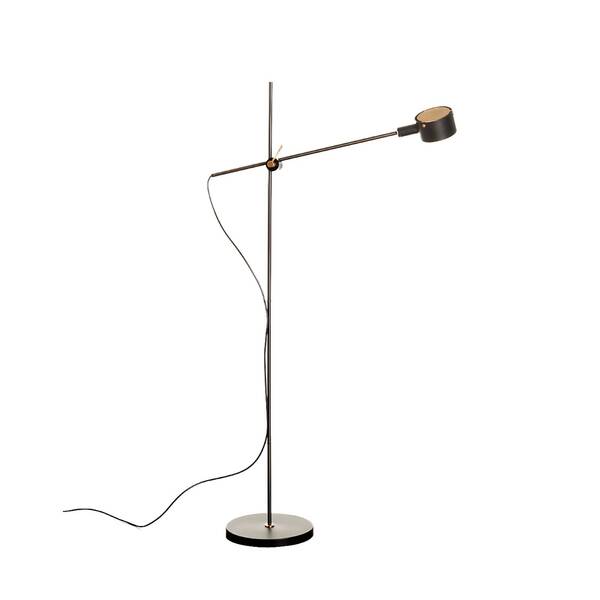  Oluce Oluce G.o. 352 Led Floor Lamps, Black 