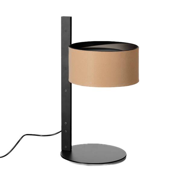  Oluce Oluce Parallel 296 Table Lamp, Sand Leather 