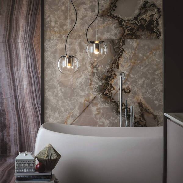  Oluce Oluce The Globe Pendant Light, ø 20 Cm, Nickel 
