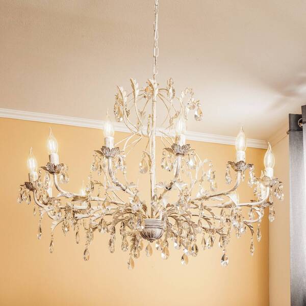  Onli Onli Crystal Chandelier Teresa, Ivory, 12-bulb 