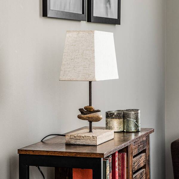  Onli Onli Seregon Table Lamp With Fabric Shade, Height 39 Cm 
