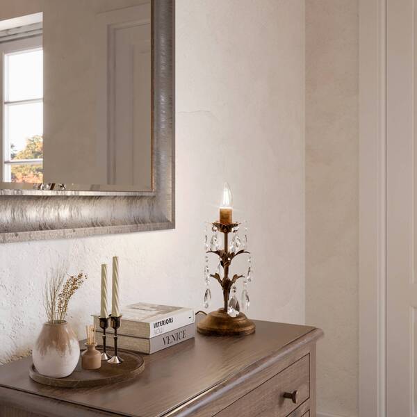  Onli Onli Teresa Table Lamp With Crystals, Without Lampshade 