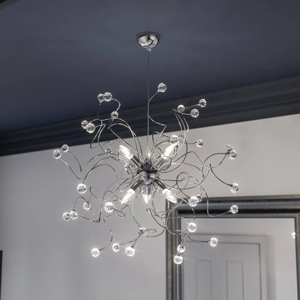  Onli Onli Trilly Pendant Light In Chrome With Crystals 