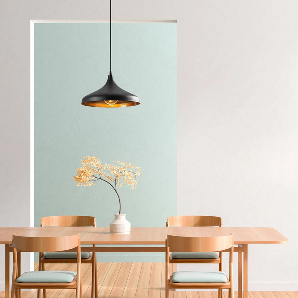  Opviq Opviq Tattoo 2641 Pendant Light, ø36cm, Black/gold 