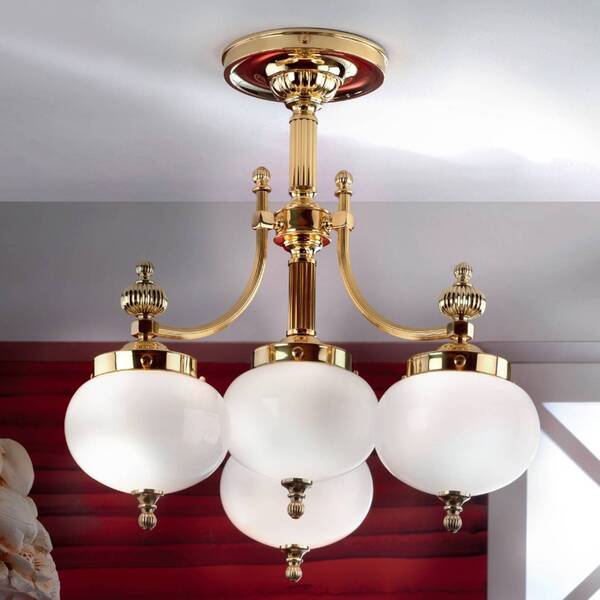  Orion Orion Delia Ceiling Light Charming Four Bulbs 
