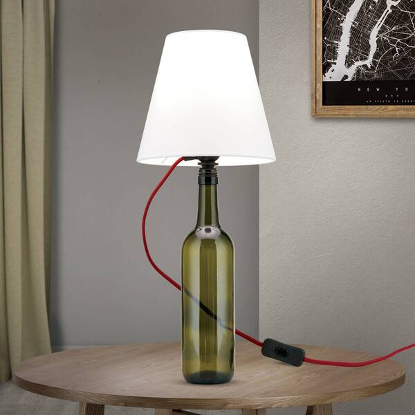  Orion Orion E27 Socket Bottle, Dark Red Cable, Length 200 Cm 