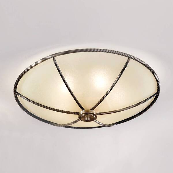  Orion Orion Galina Cream-coloured Ceiling Light, 56 cm 