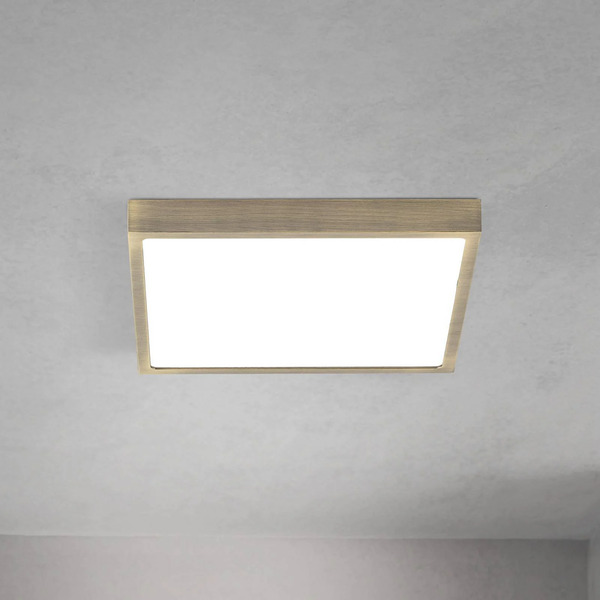  Orion Orion Led Ceiling Lamp Disc, Antique Brass Colour, Length 24 Cm, Cct 