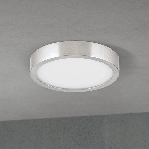  Orion Orion Led Ceiling Lamp Disc, Satin Nickel Finish, ø 14 Cm, Cct 