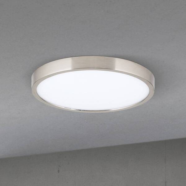  Orion Orion Led Ceiling Lamp Disc, Satin Nickel Finish, ø 24 Cm, Cct 