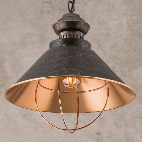  Orion Orion Rustic Pendant Lamp Shanta, One-bulb 