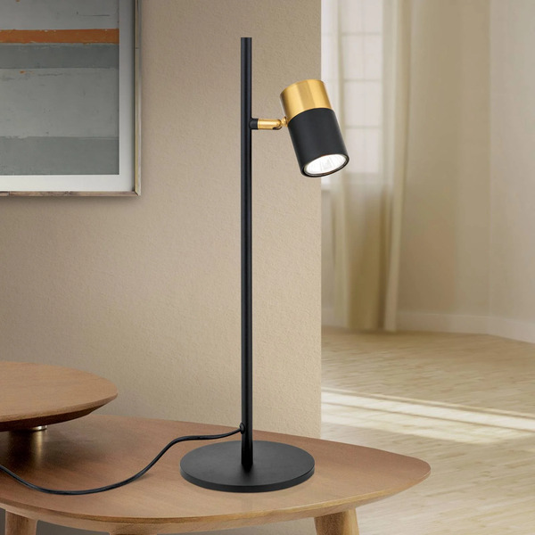  Orion Orion Table Lamp Kevin, Swivelling Spot Black/gold 