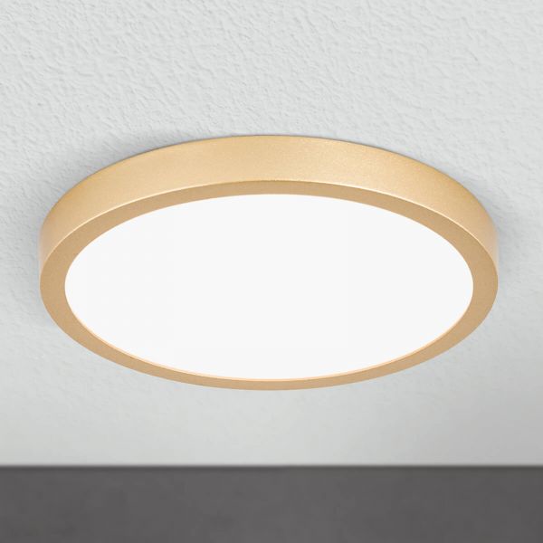  Orion Orion Vika Led Ceiling Light, Round, Matt Gold, ø 23 cm 