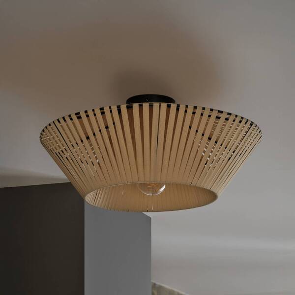  Osram Osram Ceiling Lamp Decor Stripes Beige ø 40.5 Cm Textile E27 