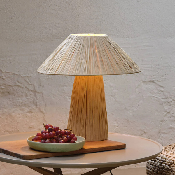  Osram Osram Decor Bamboo Paper Hat Table Lamp, Bamboo, E27 