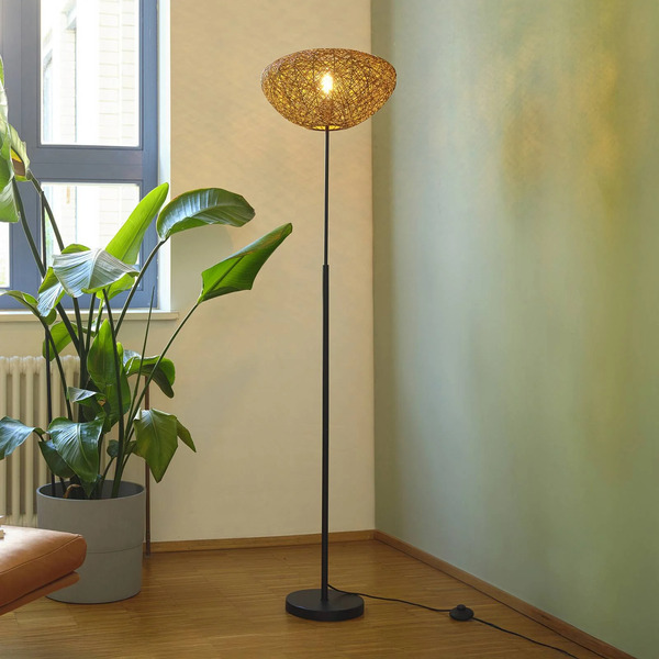  Osram Osram Decor Paper Drop Floor Lamp, Paper, Beige, E27 