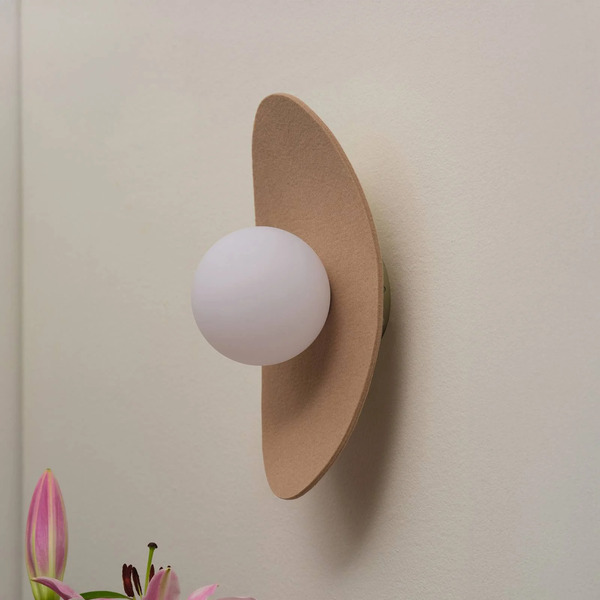  Osram Osram Decor Pearl Wall Light, Beige, Felt, G9 