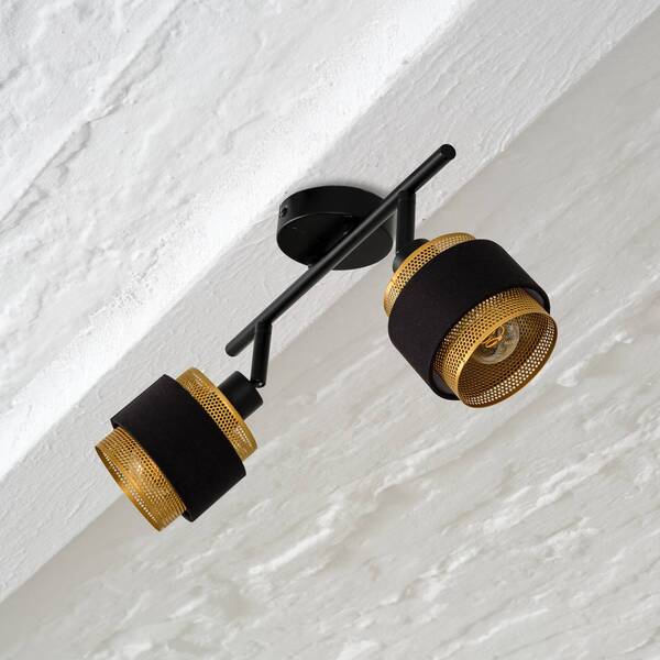  Osram Osram Decor Spot Hornet Ceiling Light, 2-bulb, Black/gold 
