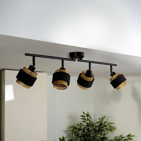  Osram Osram Decor Spot Hornet Ceiling Light, 4-bulb, Black/gold 