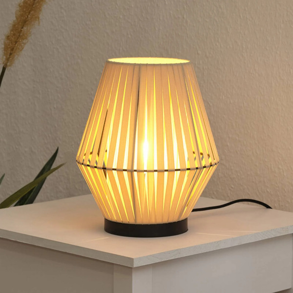  Osram Osram Decor Stripes Table Lamp, Beige, Textile, E14 
