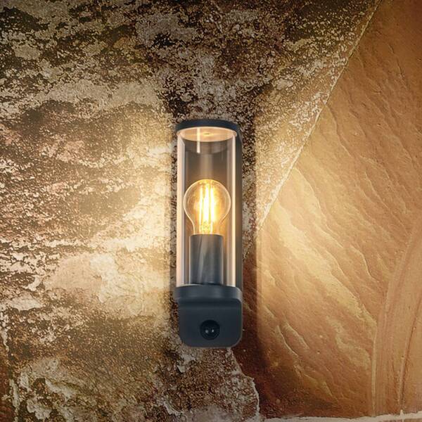  Osram Osram Endura Classic Tubular Wall Light, Sensor, Dark Grey 